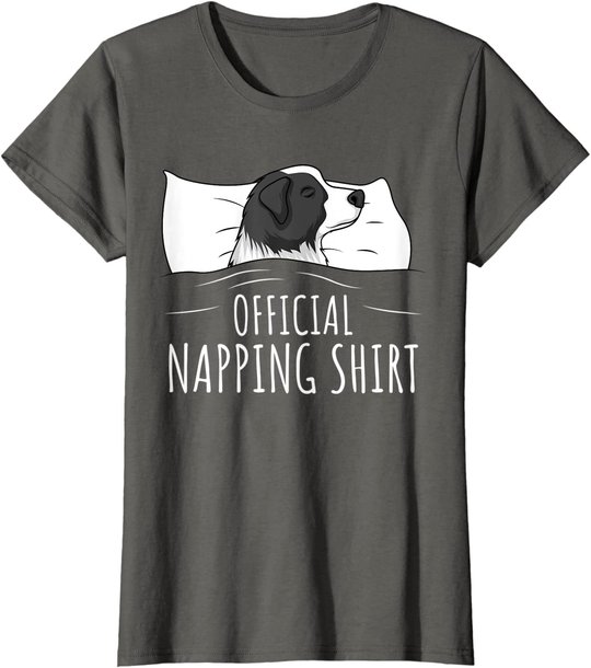 Sleeping Border Collie Official Napping T-Shirt