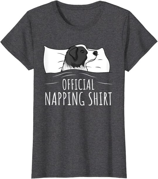 Sleeping Border Collie Official Napping T-Shirt