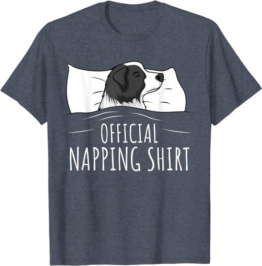 Sleeping Border Collie Official Napping T-Shirt