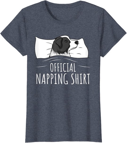 Sleeping Border Collie Official Napping T-Shirt
