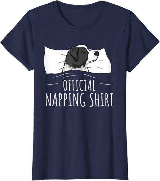 Sleeping Border Collie Official Napping T-Shirt