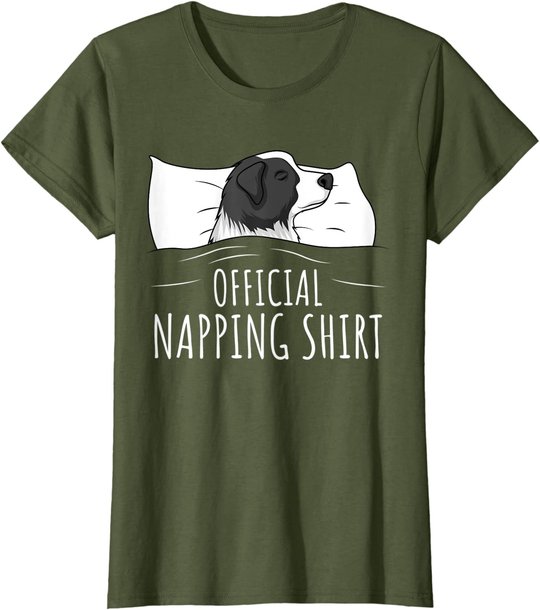 Sleeping Border Collie Official Napping T-Shirt