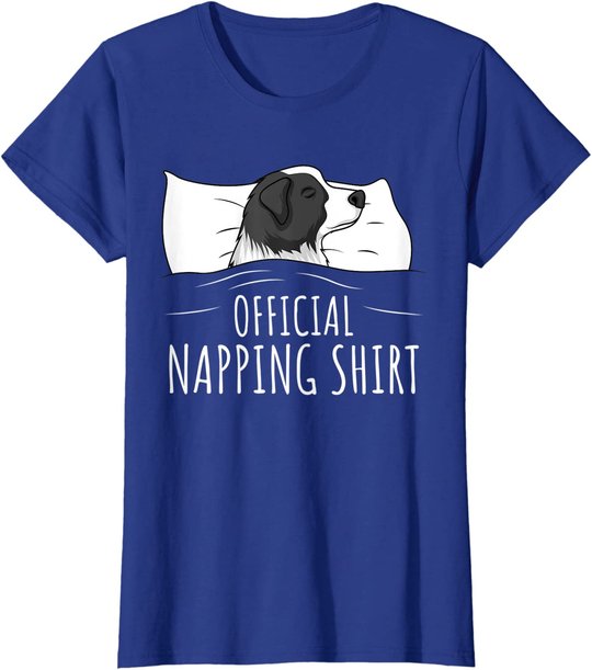 Sleeping Border Collie Official Napping T-Shirt