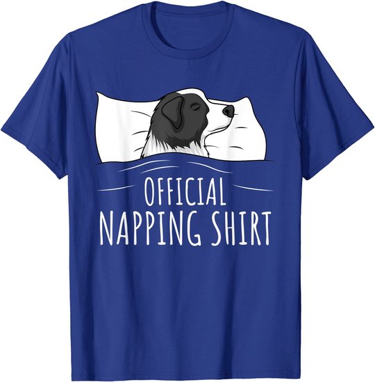 Sleeping Border Collie Official Napping T-Shirt