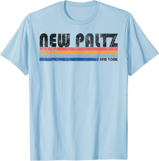 Vintage 1980s Style New Paltz New York T-Shirt