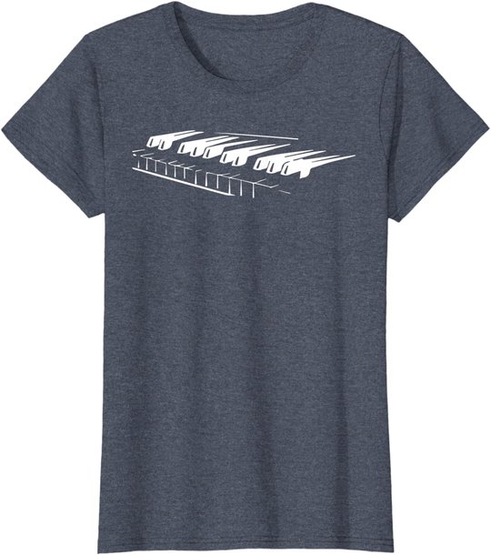 Piano Player Pianist Gift Musician Keyboard Keys Orchestra T-Shirt