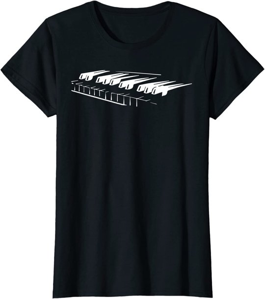 Piano Player Pianist Gift Musician Keyboard Keys Orchestra T-Shirt