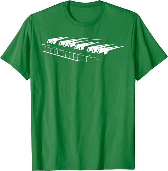 Piano Player Pianist Gift Musician Keyboard Keys Orchestra T-Shirt