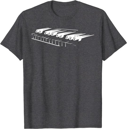 Piano Player Pianist Gift Musician Keyboard Keys Orchestra T-Shirt