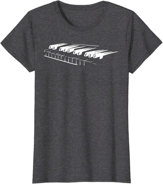 Piano Player Pianist Gift Musician Keyboard Keys Orchestra T-Shirt