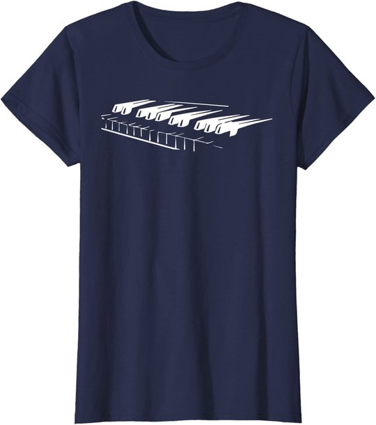 Piano Player Pianist Gift Musician Keyboard Keys Orchestra T-Shirt