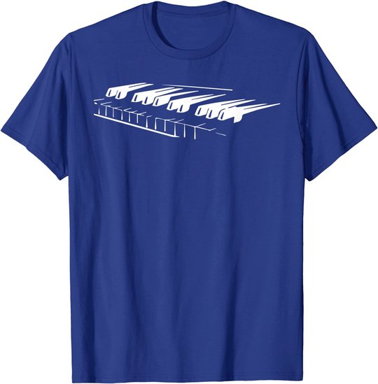 Piano Player Pianist Gift Musician Keyboard Keys Orchestra T-Shirt