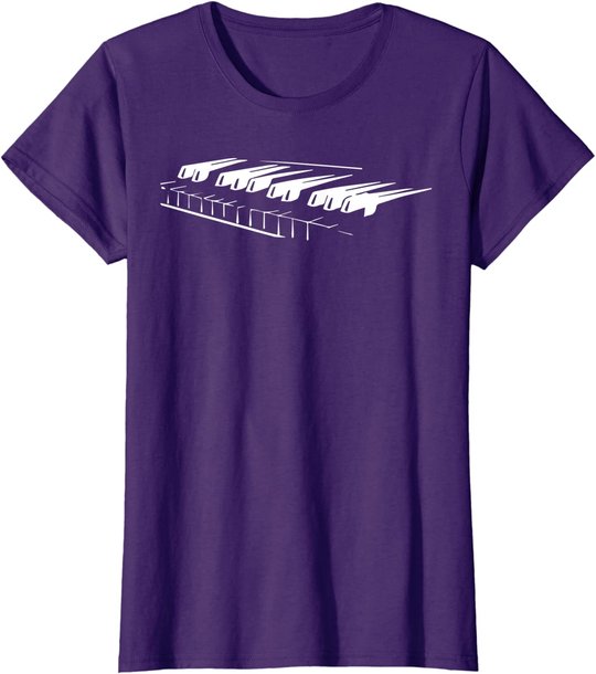 Piano Player Pianist Gift Musician Keyboard Keys Orchestra T-Shirt