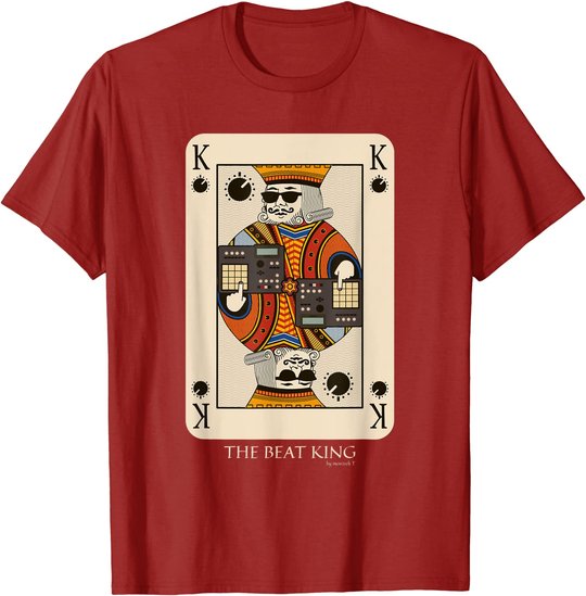 Mens Beatmaker King for Music Producer and Dj T-Shirt