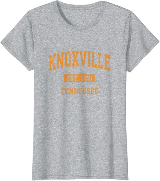 Knoxville Tennessee TN Vintage Athletic Sports Design T-Shirt