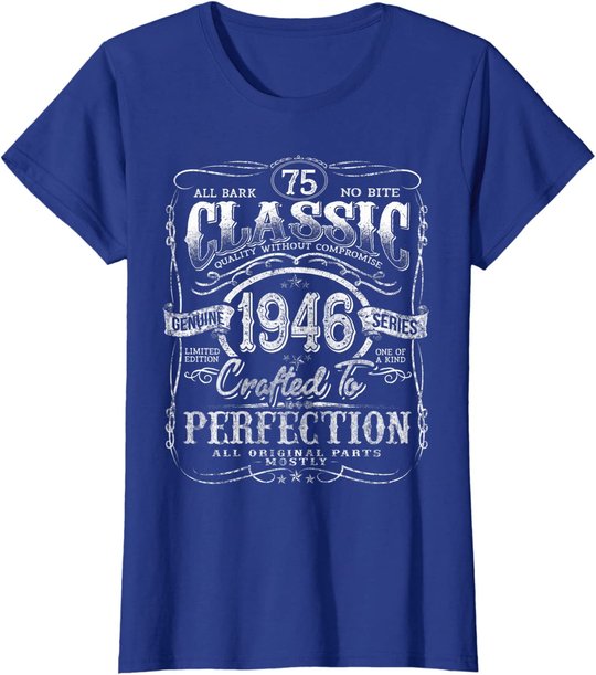 Vintage 1946 Limited Edition Gift 75 years old 75th Birthday T-Shirt