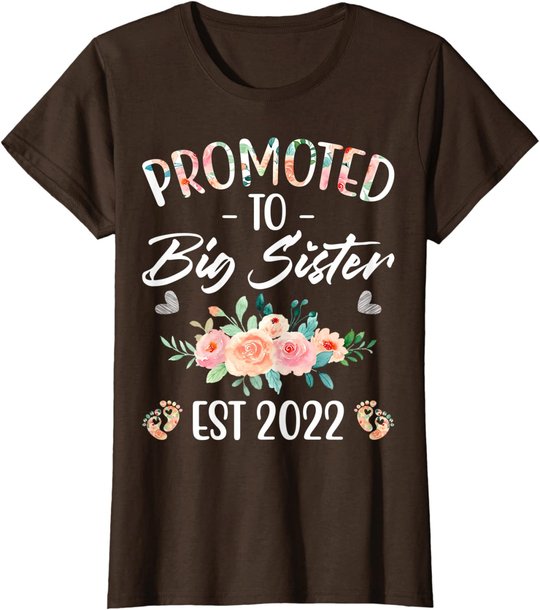 Promoted to Big Sister I am Going to be a Big Sister 2022 T-Shirt