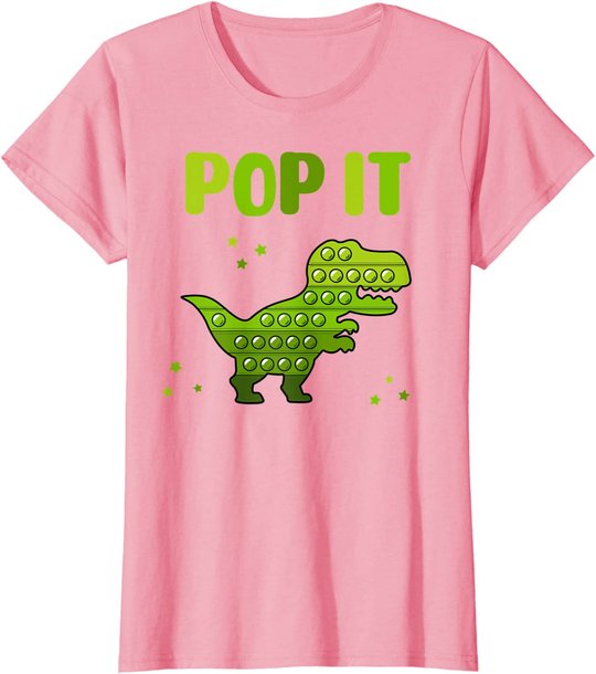 Pop It for toddler kids child - Pop It Dinosaur T-Rex T-Shirt