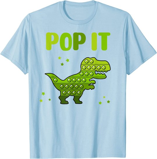 Pop It for toddler kids child - Pop It Dinosaur T-Rex T-Shirt