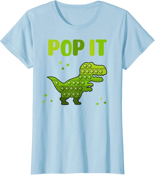 Pop It for toddler kids child - Pop It Dinosaur T-Rex T-Shirt