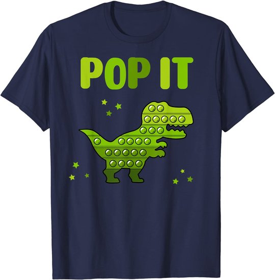 Pop It for toddler kids child - Pop It Dinosaur T-Rex T-Shirt