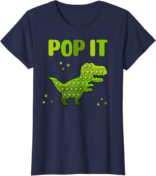 Pop It for toddler kids child - Pop It Dinosaur T-Rex T-Shirt