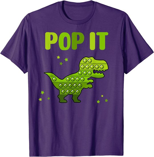 Pop It for toddler kids child - Pop It Dinosaur T-Rex T-Shirt