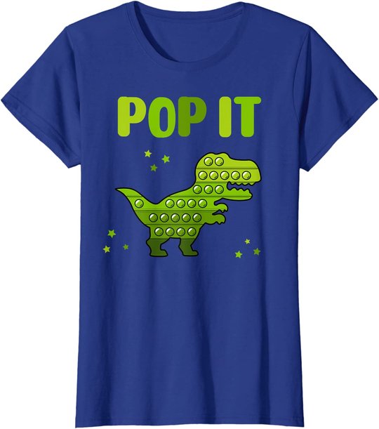 Pop It for toddler kids child - Pop It Dinosaur T-Rex T-Shirt