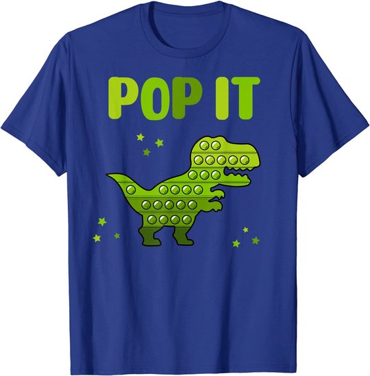 Pop It for toddler kids child - Pop It Dinosaur T-Rex T-Shirt