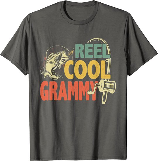 Retro Vintage Reel Cool Grammy Grandma For Mother's Day T-Shirt