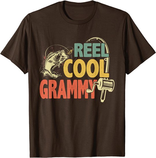 Retro Vintage Reel Cool Grammy Grandma For Mother's Day T-Shirt