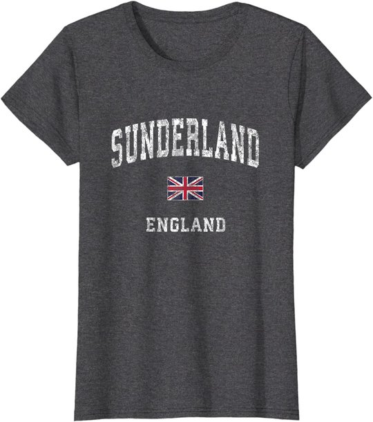 Sunderland England Vintage Athletic Sports Design T-Shirt