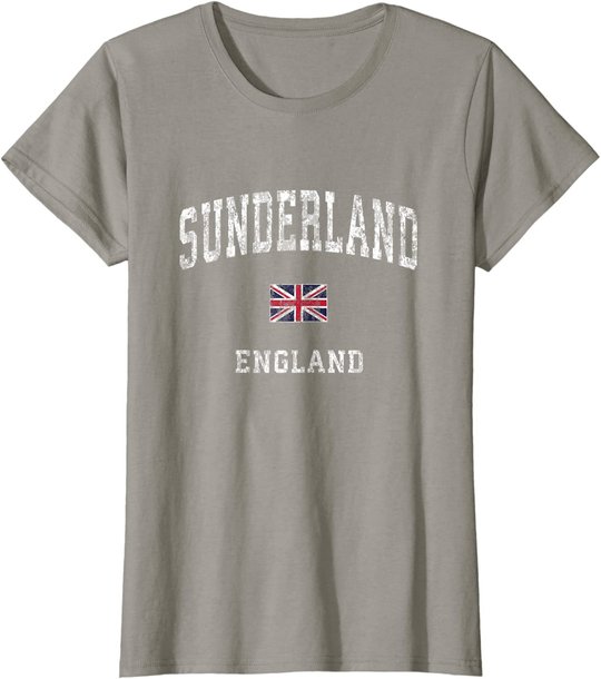 Sunderland England Vintage Athletic Sports Design T-Shirt