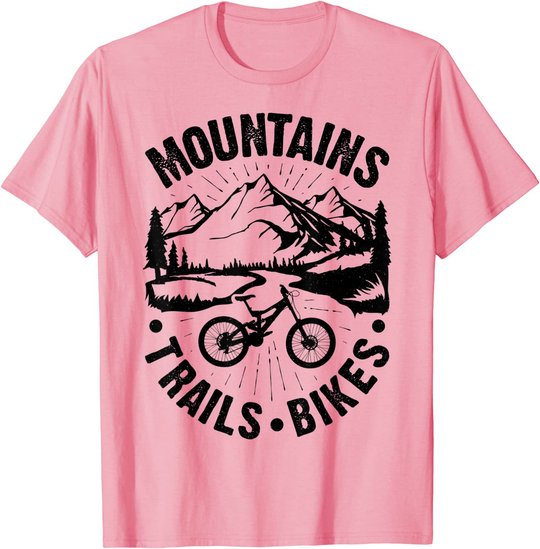 Mountain Biking Cycling Vintage Bicycle Bike Rider Cyclist T-Shirt