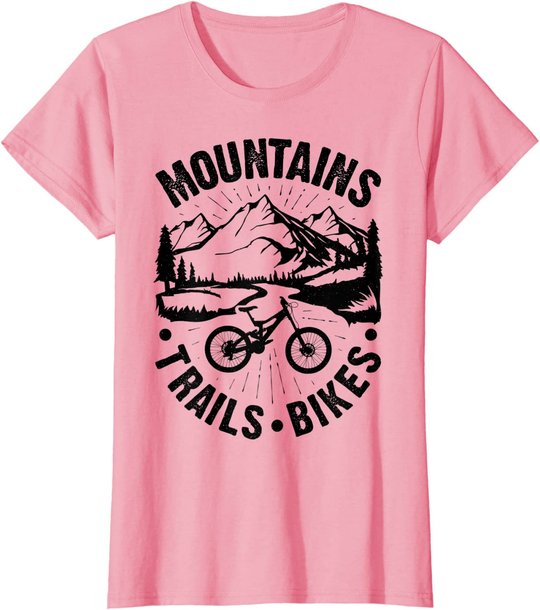 Mountain Biking Cycling Vintage Bicycle Bike Rider Cyclist T-Shirt