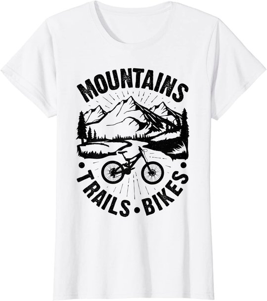 Mountain Biking Cycling Vintage Bicycle Bike Rider Cyclist T-Shirt
