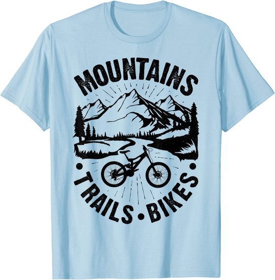 Mountain Biking Cycling Vintage Bicycle Bike Rider Cyclist T-Shirt