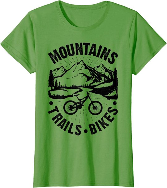 Mountain Biking Cycling Vintage Bicycle Bike Rider Cyclist T-Shirt