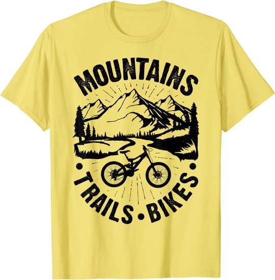Mountain Biking Cycling Vintage Bicycle Bike Rider Cyclist T-Shirt