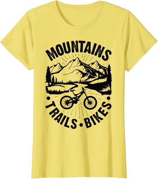 Mountain Biking Cycling Vintage Bicycle Bike Rider Cyclist T-Shirt