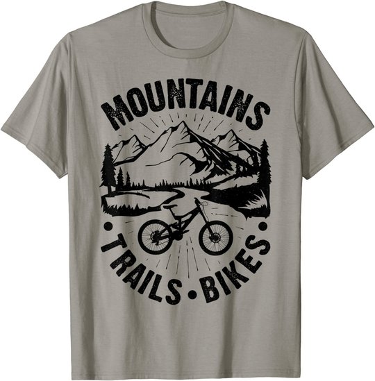 Mountain Biking Cycling Vintage Bicycle Bike Rider Cyclist T-Shirt