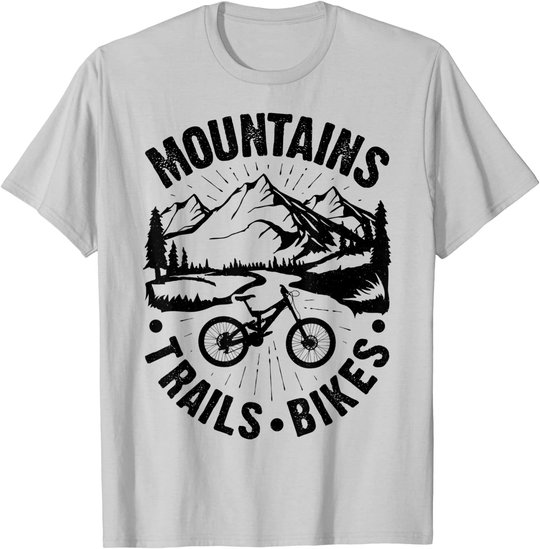 Mountain Biking Cycling Vintage Bicycle Bike Rider Cyclist T-Shirt