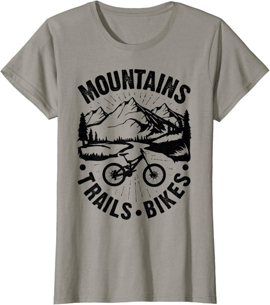 Mountain Biking Cycling Vintage Bicycle Bike Rider Cyclist T-Shirt