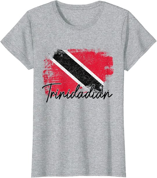 Trinidad & Tobago Vintage Flag Trinidadian Pride Roots T-Shirt