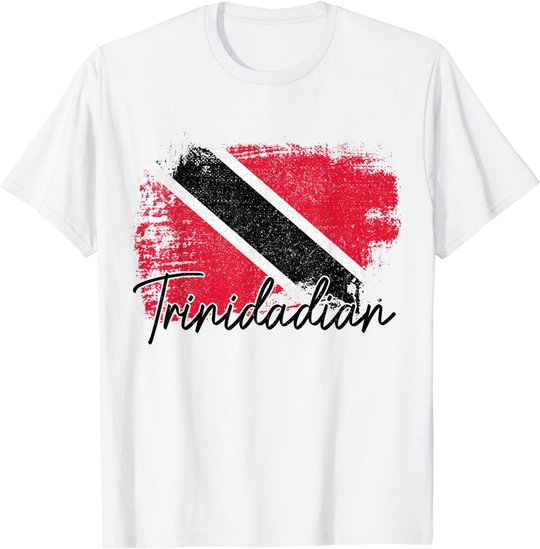 Trinidad & Tobago Vintage Flag Trinidadian Pride Roots T-Shirt
