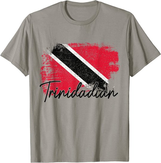 Trinidad & Tobago Vintage Flag Trinidadian Pride Roots T-Shirt