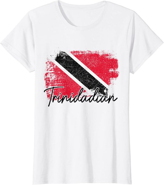 Trinidad & Tobago Vintage Flag Trinidadian Pride Roots T-Shirt