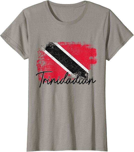 Trinidad & Tobago Vintage Flag Trinidadian Pride Roots T-Shirt