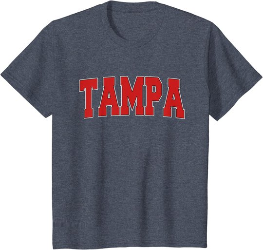 TAMPA FL FLORIDA Varsity Style USA Vintage Sports T-Shirt