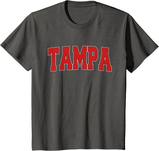 TAMPA FL FLORIDA Varsity Style USA Vintage Sports T-Shirt